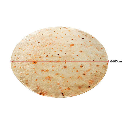Tortilla Blanket Burrito 180cm Blanket Throw Rug.