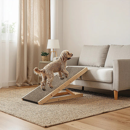 Dog Ramp Pet Ramp Adjustable Heights Portable.