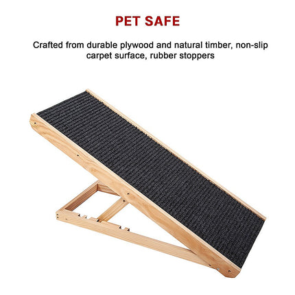 Dog Ramp Pet Ramp Adjustable Heights Portable.