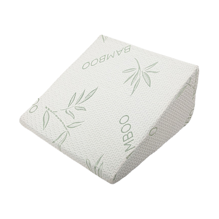 Cool Gel Memory Foam Bed Wedge Pillow Cushion Neck Back Support Sleep with Cover.