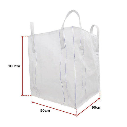 4 x 1 tonne FIBC Polypropylene UV Rated Builder / Bulk / Landscape Bags.