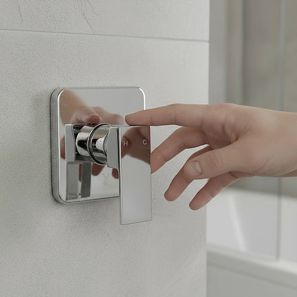 Shower Bath Mixer Tap Bathroom WATERMARK Approved - Chrome.