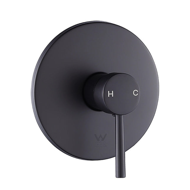 Shower Bath Mixer Tap Bathroom Electroplated Matte Black.