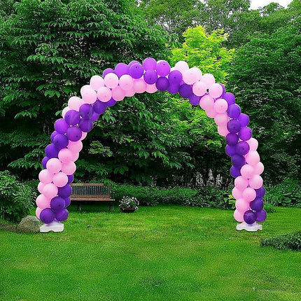 3x4m Full Set Balloon Arch Column Kit Floor Base Stand For Wedding & Party.