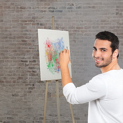 5 pack of 20x30cm Artist Blank Stretched Canvas Canvases Art Large White Range Oil Acrylic Wood.