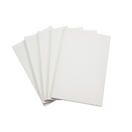 5 pack of 20x30cm Artist Blank Stretched Canvas Canvases Art Large White Range Oil Acrylic Wood.