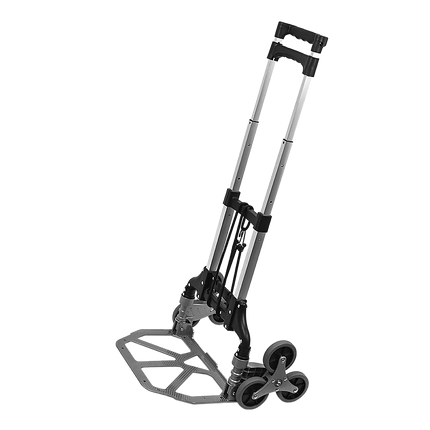Stair Climbing Trolley 6 Wheels Aluminium Folding Hand Cart Climb Steps.