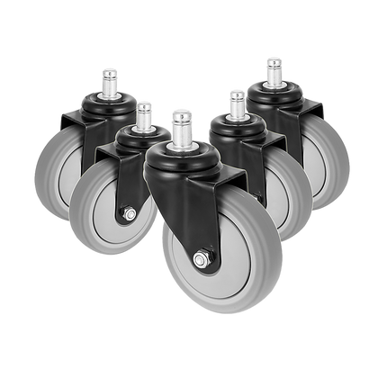 5x Office Chair Caster Wheels Set – Heavy Duty Universal Replacement for All Floors.