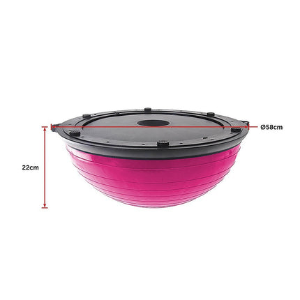 Yoga Balance Trainer Exercise Ball for Arm, Leg, Core Workout with Pump, 2 Resistance Bands.