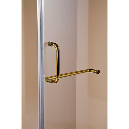 1000 x 1000mm Frameless 10mm Glass Shower Screen By Della Francesca.