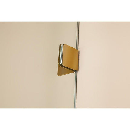 1000 x 1000mm Frameless 10mm Glass Shower Screen By Della Francesca.