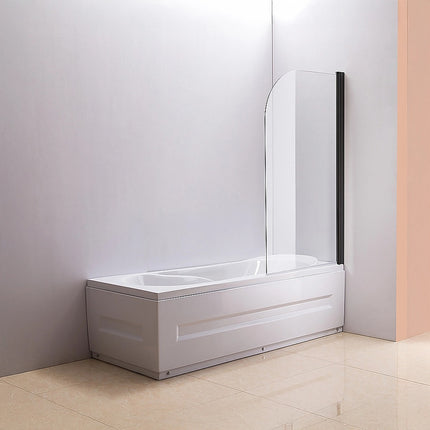 180 Degree Pivot Door 6mm Safety Glass Bath Shower Screen 800x1400mm By Della Francesca.