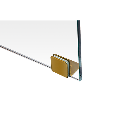 1200 x 1000mm Frameless 10mm Glass Shower Screen By Della Francesca.