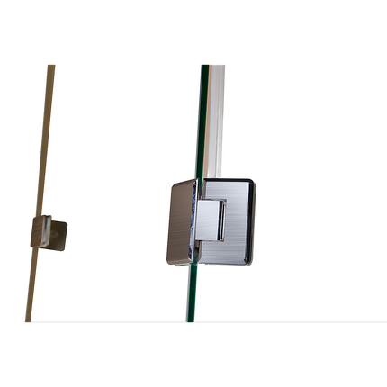 1100 x 700mm Frameless 10mm Glass Shower Screen By Della Francesca.