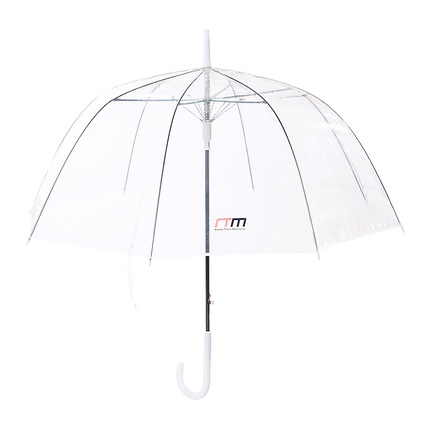 5x Clear Transparent Rain Walking Umbrella Parasol PVC Dome Wedding Party Favour.