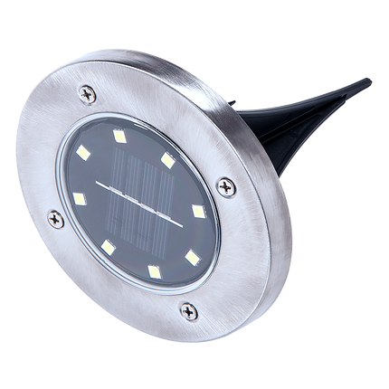 12x Solar Powered LED Buried Inground Recessed Light Garden Outdoor Deck Path.