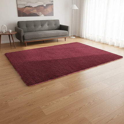 200x140cm Floor Rugs Large Shaggy Rug Area Carpet Bedroom Living Room Mat - Burgundy.
