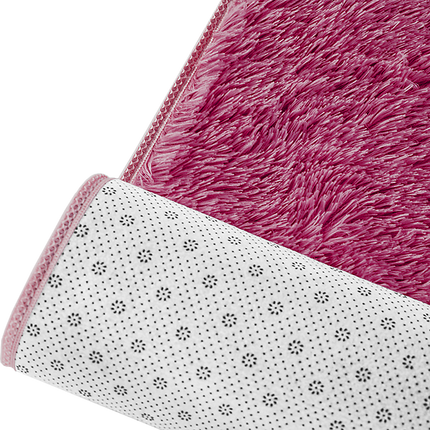 200x140cm Floor Rugs Large Shaggy Rug Area Carpet Bedroom Living Room Mat - Burgundy.