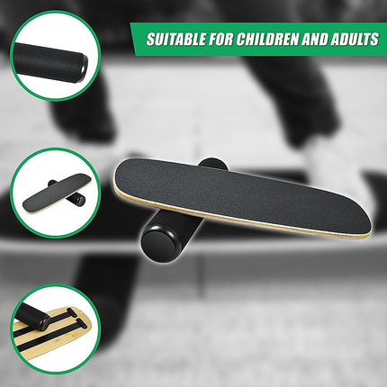 Balance Board Trainer with Stopper Wobble Roller.