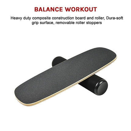 Balance Board Trainer with Stopper Wobble Roller.