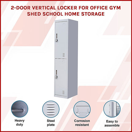4-Door Vertical Locker for Office Gym Shed School Home Storage