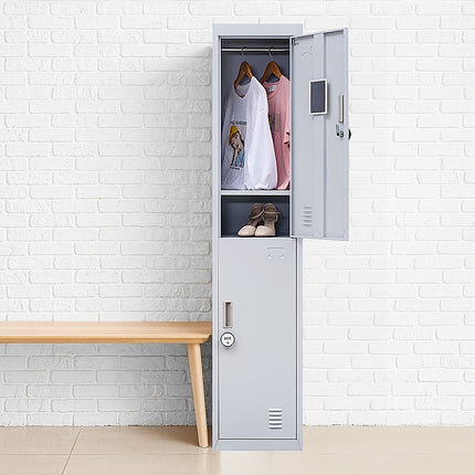 4-Door Vertical Locker for Office Gym Shed School Home Storage