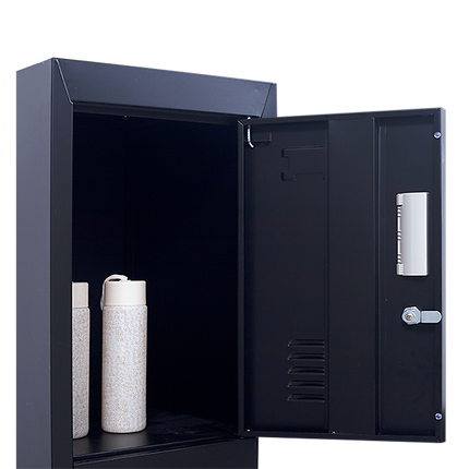 4-Door Vertical Locker for Office Gym Shed School Home Storage.