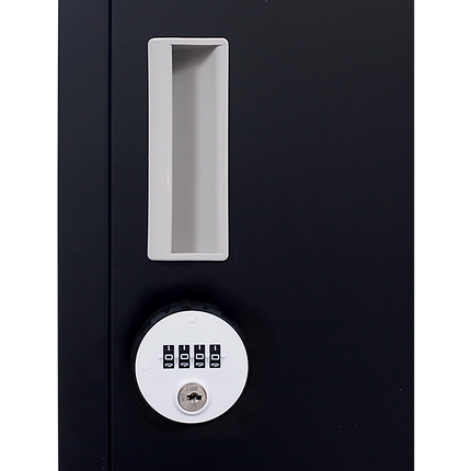 4-Door Vertical Locker for Office Gym Shed School Home Storage.