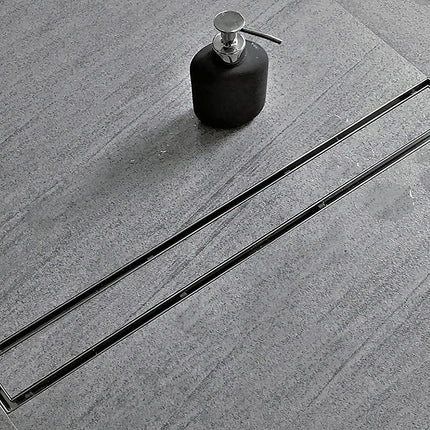 800mm Tile Insert Shower Bathroom Stainless Steel Grate Drain w/Centre outlet Floor Waste.
