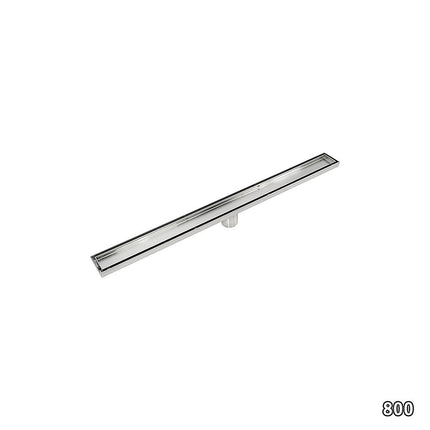 800mm Tile Insert Shower Bathroom Stainless Steel Grate Drain w/Centre outlet Floor Waste.