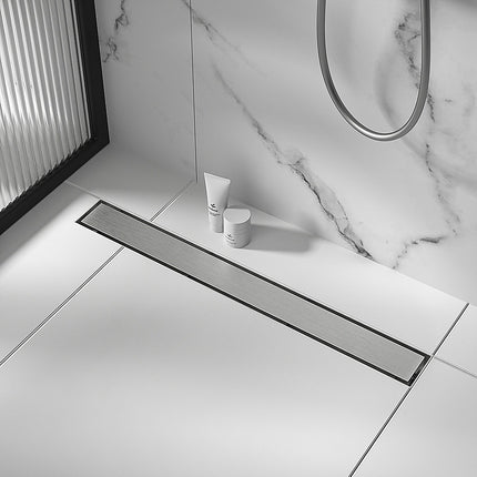 900mm Tile Insert Bathroom Shower Stainless Steel Grate Drain w/Centre outlet Floor Waste.