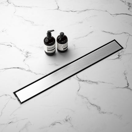900mm Tile Insert Bathroom Shower Stainless Steel Grate Drain w/Centre outlet Floor Waste.