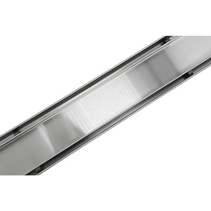 900mm Tile Insert Bathroom Shower Stainless Steel Grate Drain w/Centre outlet Floor Waste.