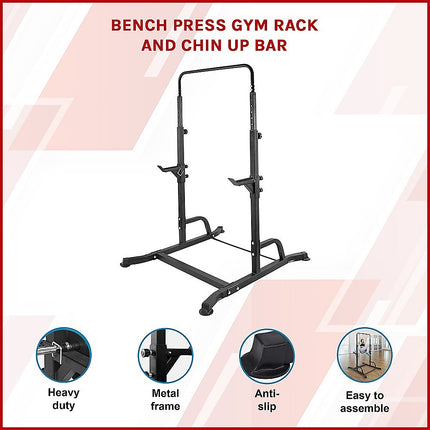 Bench Press Gym Rack and Chin Up Bar.