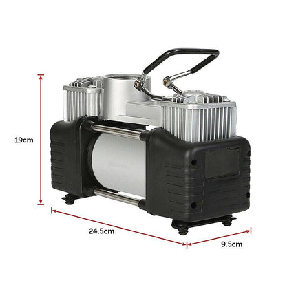 12V Car Air Compressor 4x4 Tyre Deflator 4wd Inflator Portable 85L/min.