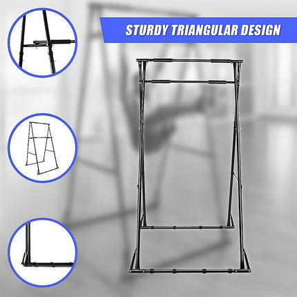 Pull-up Bar Free Standing Pull up Stand Sturdy Frame Indoor Pull Ups Machine.