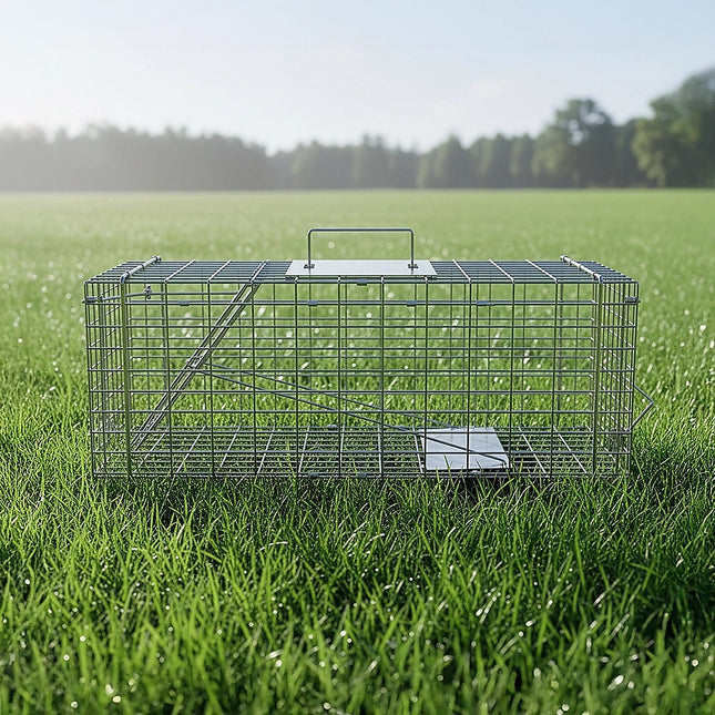 Trap Humane Possum Cage Live Animal Safe Catch Rabbit Cat Hare Fox Bird.