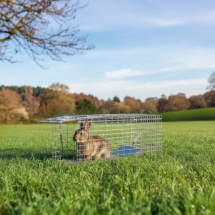 Trap Humane Possum Cage Live Animal Safe Catch Rabbit Cat Hare Fox Bird.