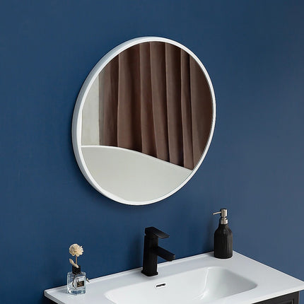 60cm Round Wall Mirror Bathroom Makeup Mirror by Della Francesca.