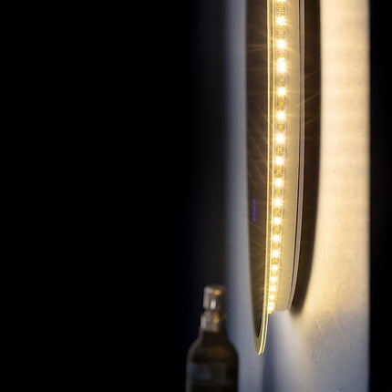 90cm LED Wall Mirror Bathroom Mirrors Light Decor Round.