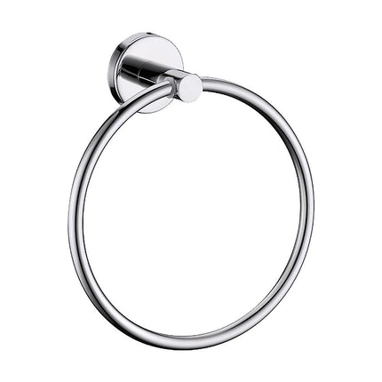 Classic Chrome Towel Bar Rail Ring Bathroom.
