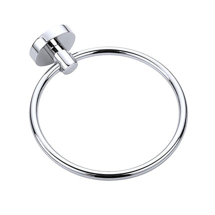 Classic Chrome Towel Bar Rail Ring Bathroom.