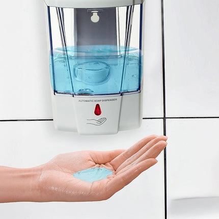 Automatic Liquid Soap/Alcohol Sanitizer Dispenser 700ML Hands-Free Sensor Wall.