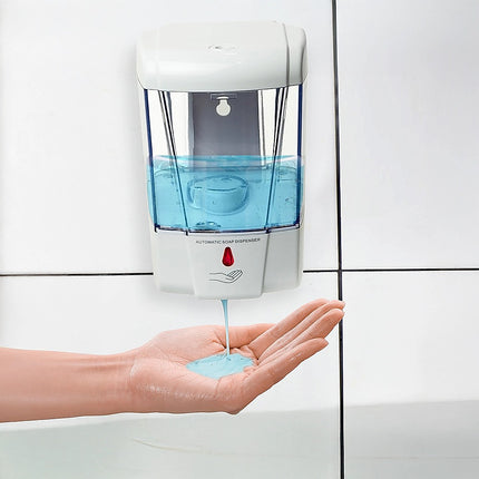 Automatic Liquid Soap/Alcohol Sanitizer Dispenser 700ML Hands-Free Sensor Wall.