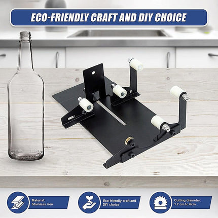 Glass Bottle Cutter Cutting Tool Upgrade Version Square & Round Bottle Cutter.