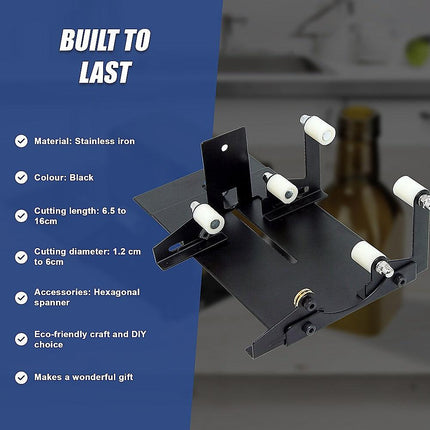 Glass Bottle Cutter Cutting Tool Upgrade Version Square & Round Bottle Cutter.