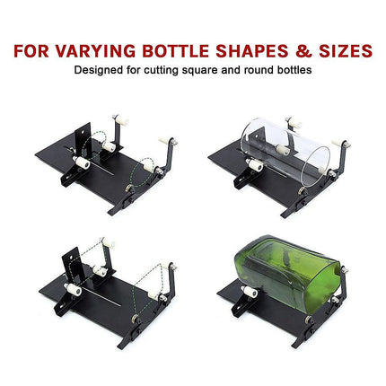 Glass Bottle Cutter Cutting Tool Upgrade Version Square & Round Bottle Cutter.