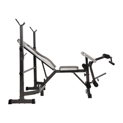 Multi Station Home Gym Weight Bench Press Leg Equipment Set Fitness Exercise.