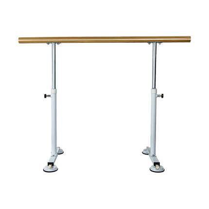 Wooden Portable Ballet Bar Stretch Barre Dance Bar 1.5M Freestanding Ballet Bar.