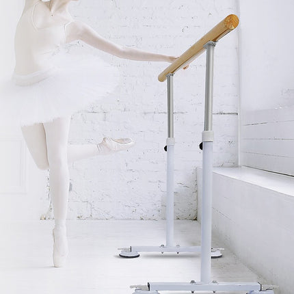 Wooden Portable Ballet Bar Stretch Barre Dance Bar 1.5M Freestanding Ballet Bar.